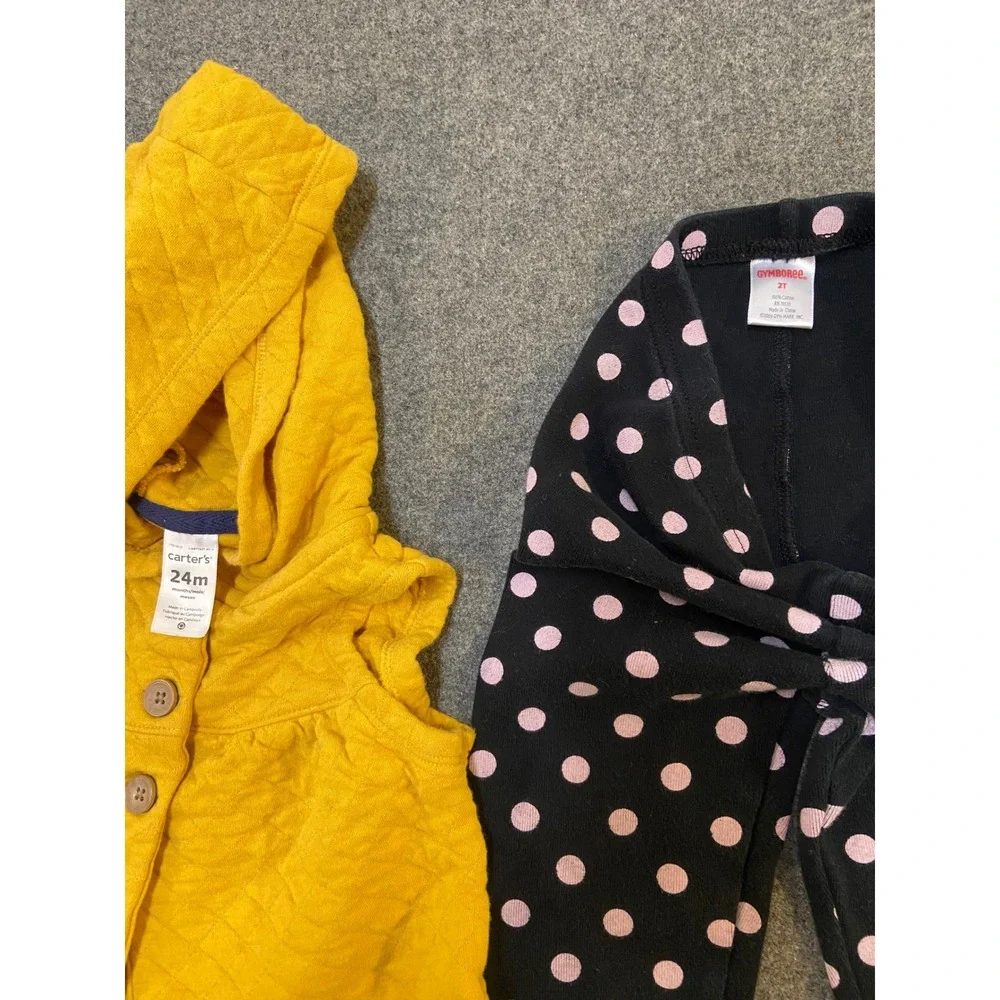 Old Navy Carters Gymboree Toddler Girl 2T 3T Lot 6pc Dress Vest Pants Tops Multi